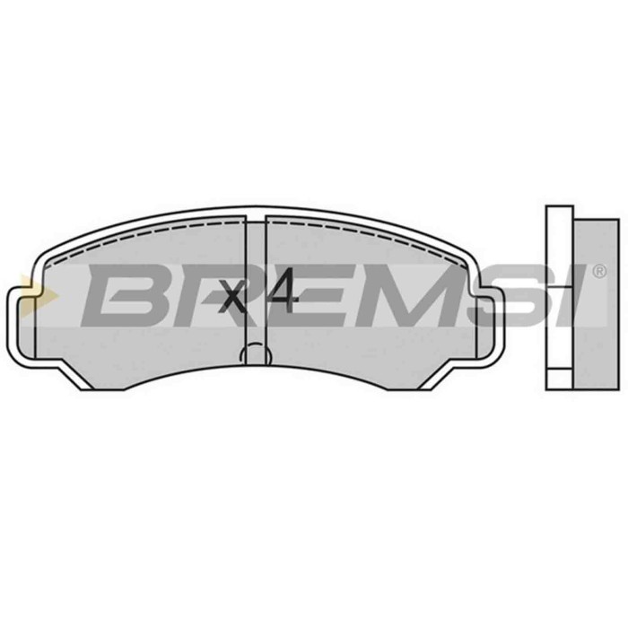 BP2359.JPG Kit Pastiglie Freno Posteriore Toyota Carina I (ta1) Bp2359 04466-12010 S.f. Sumitomo Bremsi