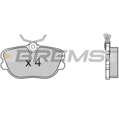 BP2365.JPG Kit Pastiglie Freno Anteriore Saab 900 I 900 I Cabriolet 900 I Combi Coupú 9000 2 Volumi/coda Spiovente 9000 Bp2365 8
