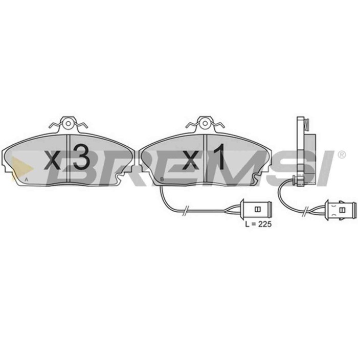 BP2393.JPG Kit Pastiglie Freno Anteriore Honda Legend I Rover 800 800 2 Volumi/coda Spiovente Bp2393 45022sg9000 S.f. Lucas Girl