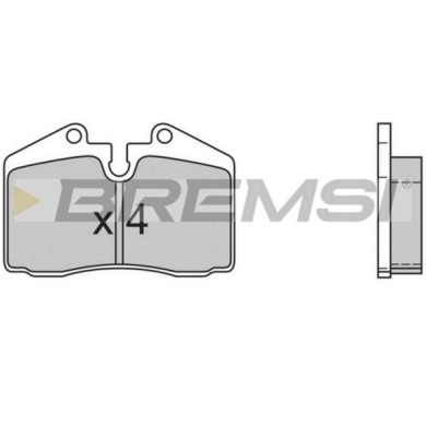 BP2399.JPG Kit Pastiglie Freno Anteriore Audi 80 B4 Avant (8c5) Bp2399 8a0 698 451 S.f. Ate Bremsi