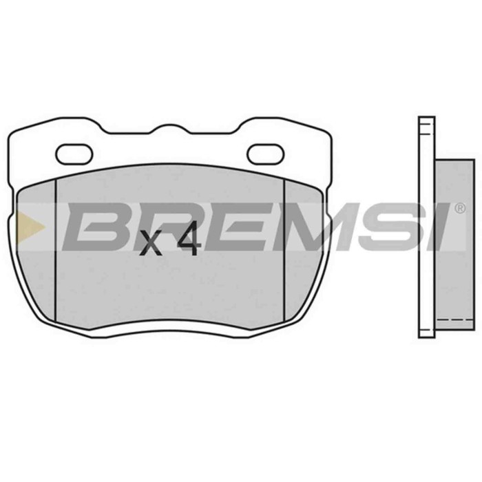 BP2402.JPG Kit Pastiglie Freno Anteriore Carbodies Fx Fairway Bp2402 Rtc-5760 S.f. Lockheed Bremsi