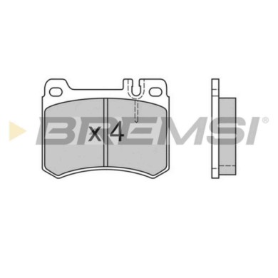 BP2410.JPG Kit Pastiglie Freno Anteriore Lamborghini Diablo Mercedes-benz Sl Bp2410 S.f. Ate Bremsi