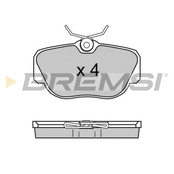 BP2425.JPG Kit Pastiglie Freno Anteriore Mercedes-benz 190 Bp2425 000 420 89 20 S.f. Lucas Girling Bremsi