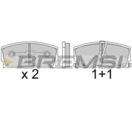 BP2437.JPG Kit Pastiglie Freno Anteriore Daihatsu Applause I 2 Volumi /coda Spiovente (a101 A111) Bp2437 04491-87101 S.f. Sumito