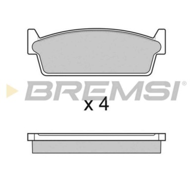 BP2440.JPG Kit Pastiglie Freno Posteriore Nissan 200 Sx Bp2440 44060-44f85 S.f. Sumitomo Bremsi