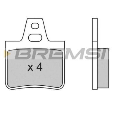 BP2455.JPG Kit Pastiglie Freno Posteriore Citro-n Xantia Xantia Break Xantia Cassone/furgonato/promiscuo Xm Xm Break Bp2455 16 1