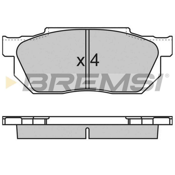 BP2501.JPG Kit Pastiglie Freno Anteriore Honda Civic Iv Hatchback Civic Iv Tre Volumi Crx I Crx Ii Prelude Ii Bp2501 43153-sb2-6