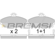 BP2502.JPG Kit Pastiglie Freno Anteriore Honda Civic V Hatchback (eg) Bp2502 45022 S74 E10 S.f. Lucas Girling Bremsi