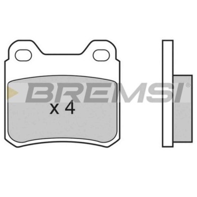 BP2507.JPG Kit Pastiglie Freno Posteriore Mercedes-benz Sl Bp2507 002 420 98 20 S.f. Ate Bremsi