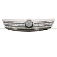 Griglia Radiatore Verniciata Argento Con Modanatura Cromata Per Mercedes A Class (w169) Dal 2004 Al 2007