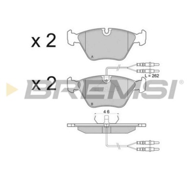 BP2523.JPG Kit Pastiglie Freno Anteriore Peugeot 605 Bp2523 4250 S.f. Ate Bremsi