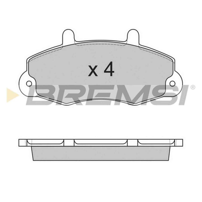 BP2525.JPG Kit Pastiglie Freno Anteriore Ford Transit Autobus (e ) Bp2525 1 074 971 S.f. Bendix Bremsi