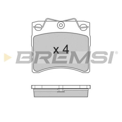 BP2554.JPG Kit Pastiglie Freno Anteriore Volkswagen Transporter T4 Autobus (70b 70c 7db 7dk 70j 70k 7dc 7 Bp2554 701 615 151 Bre