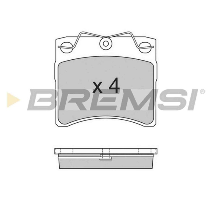 BP2554.JPG Kit Pastiglie Freno Anteriore Volkswagen Transporter T4 Autobus (70b 70c 7db 7dk 70j 70k 7dc 7 Bp2554 701 615 151 Bre