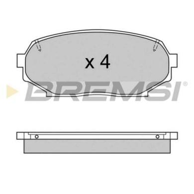 BP2571.JPG Kit Pastiglie Freno Anteriore Mazda Mx-5 I Bp2571 N0y1-33-28za S.f. Sumitomo Bremsi