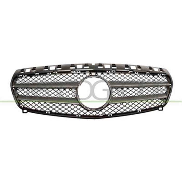ME3282001_1.JPG Griglia Radiatore Nera Con Modanatura Grigio/argento Per Mercedes A Class (w176) Dal 2012 Al 2015