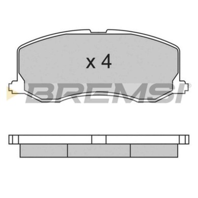 BP2596.JPG Kit Pastiglie Freno Anteriore Suzuki Swift Cabriolet Swift Ii 2 Volumi/coda Spiovente Swift Ii Tre Volumi Bp2596 5520