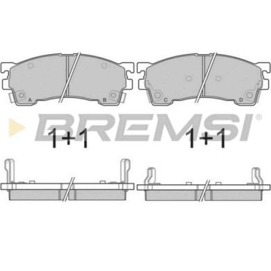 BP2622.JPG Kit Pastiglie Freno Anteriore Ford Usa Probe Ii Lexus Gs Mazda 626 Iv 626 Iv Hatchback Mx-6 Xedos 6 Bp2622 3 898 530 