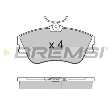 BP2625.JPG Kit Pastiglie Freno Anteriore Volkswagen Transporter T4 Furgonato (70a 70h 7da 7dh) Bp2625 701 698 151 J S.f. Lucas G