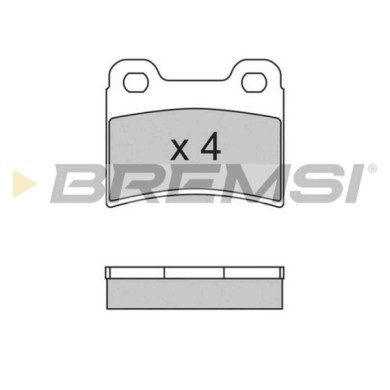 BP2630.JPG Kit Pastiglie Freno Posteriore Ford Escort Classic (aal Abl) Bp2630 1 095 598 S.f. Ate Bremsi