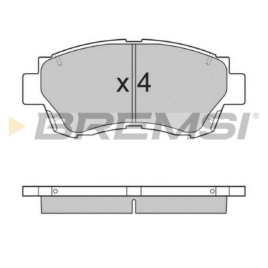 BP2635.JPG Kit Pastiglie Freno Anteriore Lexus Es Ls Toyota Camry Camry Station Wagon Celica Coupú Celica Cabriolet Bp2635 04465