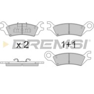BP2640.JPG Kit Pastiglie Freno Posteriore Mazda 929 Iii Bp2640 Gg16-49-280 A S.f. Akebono Bremsi
