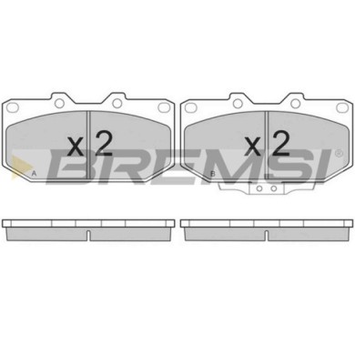 BP2649.JPG Kit Pastiglie Freno Anteriore Nissan 300 Zx Subaru Impreza Station Wagon Impreza Tre Volumi Bp2649 41060-30p91 S.f. S