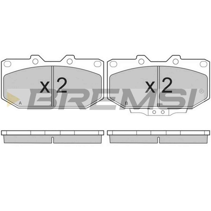 BP2649.JPG Kit Pastiglie Freno Anteriore Nissan 300 Zx Subaru Impreza Station Wagon Impreza Tre Volumi Bp2649 41060-30p91 S.f. S