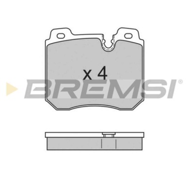 BP2659.JPG Kit Pastiglie Freno Anteriore Bmw 5 5 Touring 7 8 Ferrari 512 M 512 Tr Bp2659 34 11 1 160 120 S.f. Ate Bremsi
