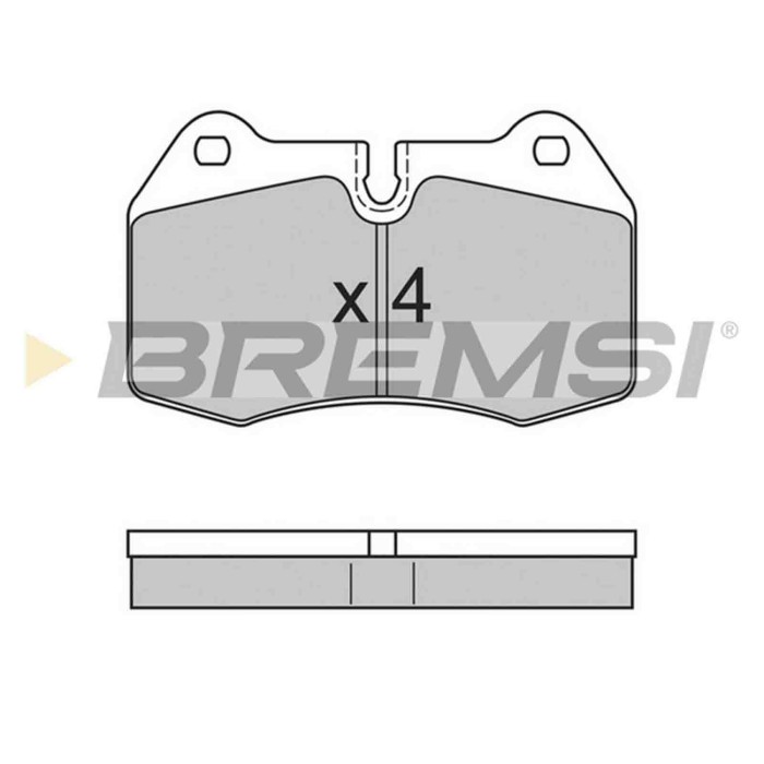 BP2660.JPG Kit Pastiglie Freno Anteriore Bmw 5 5 Touring 7 8 Nissan Skyline Coupú Bp2660 1 162 175 S.f. Brembo Bremsi