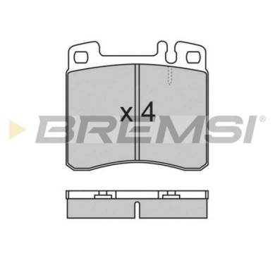 BP2662.JPG Kit Pastiglie Freno Anteriore Mercedes-benz Classe S Bp2662 002 420 03 20 S.f. Ate Bremsi