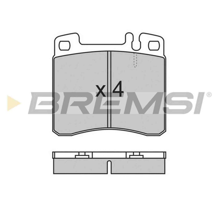 BP2662.JPG Kit Pastiglie Freno Anteriore Mercedes-benz Classe S Bp2662 002 420 03 20 S.f. Ate Bremsi
