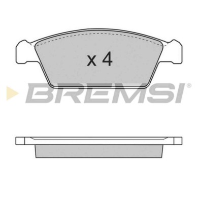 BP2668.JPG Kit Pastiglie Freno Anteriore Daewoo Tico Suzuki Cappuccino Bp2668 4bp3659-08264 S.f. Mando Bremsi
