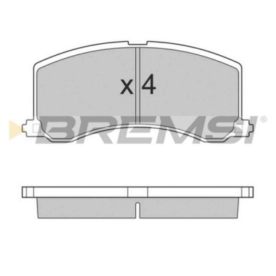 BP2684.JPG Kit Pastiglie Freno Anteriore Suzuki Baleno Baleno 2 Volumi/coda Spiovente Baleno Station Wagon Bp2684 55102-61g50 S.