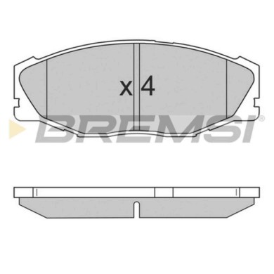 BP2697.JPG Kit Pastiglie Freno Anteriore Toyota Crown Bp2697 04465-30040 S.f. Akebono Bremsi