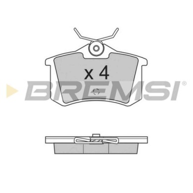 BP2701.JPG Kit Pastiglie Freno Posteriore Lancia Delta I Lotus Esprit S2 Esprit S3 Bp2701 9 944 395 S.f. Lucas Girling Bremsi