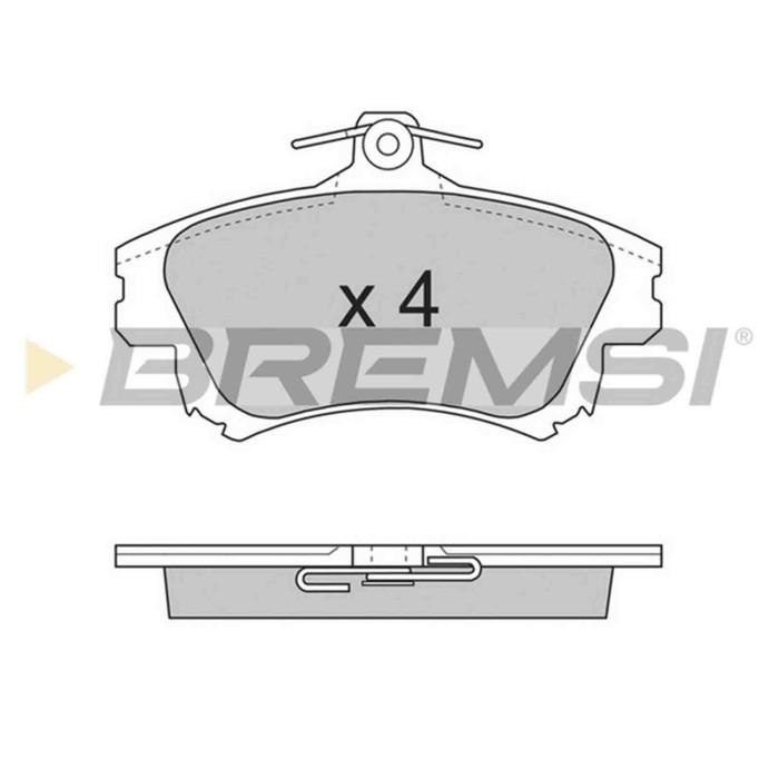 BP2703.JPG Kit Pastiglie Freno Anteriore Mitsubishi Carisma (da) Bp2703 4605a658 S.f. Lucas Girling Bremsi