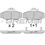 BP2708.JPG Kit Pastiglie Freno Anteriore Hyundai H100 Autobus (p) Bp2708 58101-43a00 S.f. Lucas Girling Bremsi