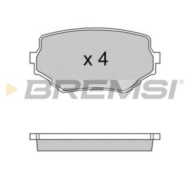 BP2713.JPG Kit Pastiglie Freno Anteriore Suzuki Grand Vitara I Vitara Vitara Cabrio Grand Vitara I Fuoristrada Aperto Bp2713 552