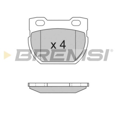 BP2716.JPG Kit Pastiglie Freno Posteriore Land Rover Defender Cabrio Defender Pick-up Defender Station Wagon Bp2716 Sfp000160 S.