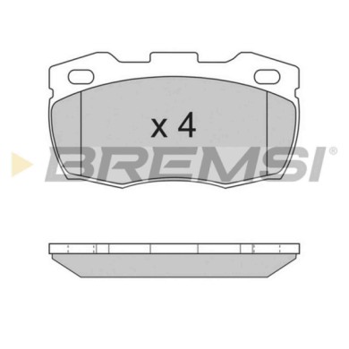 BP2717.JPG Kit Pastiglie Freno Anteriore Land Rover Defender Cabrio (l316) Bp2717 Sfp000140 S.f. Lockheed Bremsi