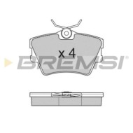 BP2724.JPG Kit Pastiglie Freno Posteriore Volkswagen Transporter T4 Autobus (70b 70c 7db 7dk 70j 70k 7dc 7 Bp2724 323 250 92 Bre