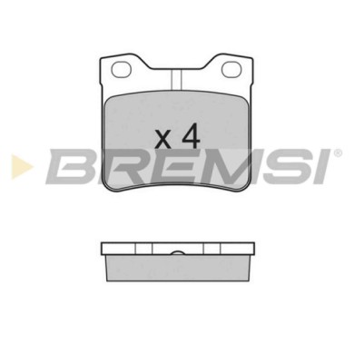 BP2728.JPG Kit Pastiglie Freno Posteriore Peugeot 406 406 Break 406 Coupú 607 Bp2728 4251.30 S.f. Ate Bremsi