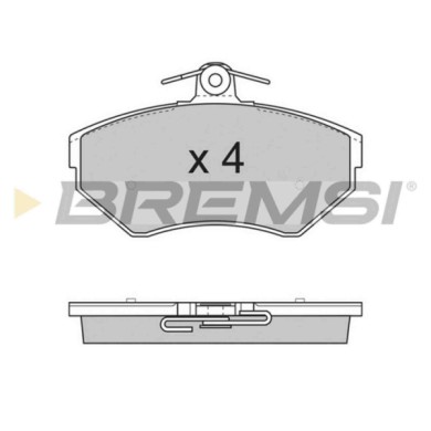 BP2730.JPG Kit Pastiglie Freno Anteriore Seat Arosa (6h1) Bp2730 1hm698151 S.f. Lucas Girling Bremsi