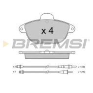 BP2737.JPG Kit Pastiglie Freno Anteriore Citro-n Xantia Xantia Break Bp2737 4251.33 S.f. Bendix Bremsi