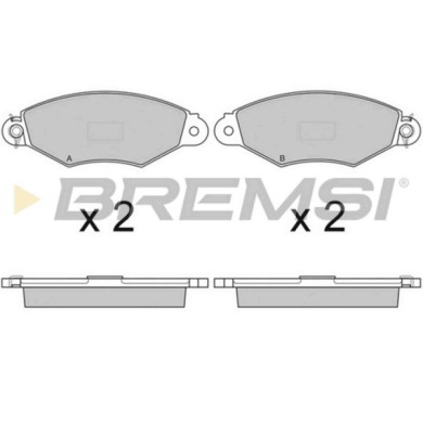 BP2749.JPG Kit Pastiglie Freno Anteriore Citroen Xsara (n1) Bp2749 172082 S.f. Bendix Bremsi