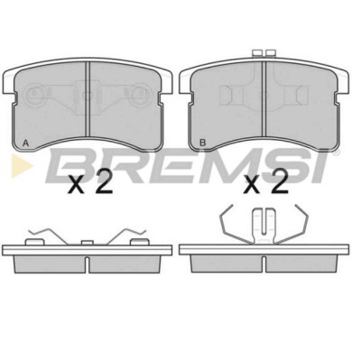 BP2751.JPG Kit Pastiglie Freno Anteriore Daihatsu Copen Cuore Iii Cuore Iv Bp2751 04491-87206 S.f. Sumitomo Bremsi