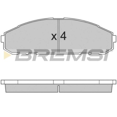 BP2762.JPG Kit Pastiglie Freno Anteriore Nissan Patrol Gr Iv Bp2762 41060-37j91 S.f. Sumitomo Bremsi