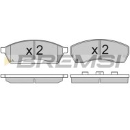 BP2764.JPG Kit Pastiglie Freno Anteriore Subaru Vivio Bp2764 26290-kc000 S.f. Sumitomo Bremsi