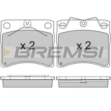 BP2802.JPG Kit Pastiglie Freno Anteriore Volkswagen Transporter T4 Autobus (70b 70c 7db 7dk 70j 70k 7dc 7 Bp2802 701 698 151 F B